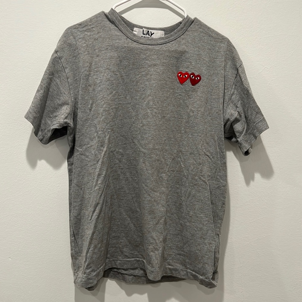 Women’s PLAY Comme des garçons t shirt AUTHENTIC worn once